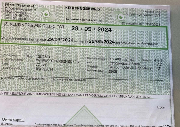 Volvo V60 cena 45500 przebieg: 204000, rok produkcji 2014 z Praszka małe 254
